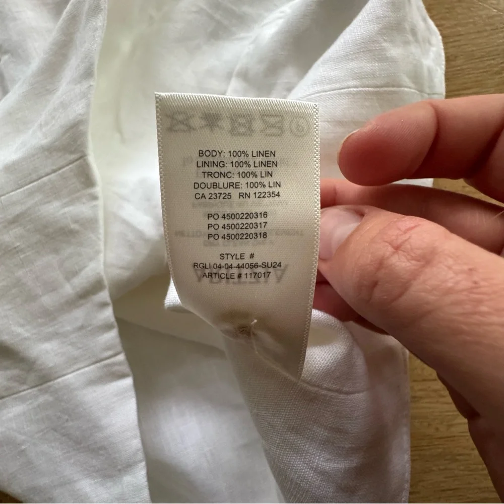 Aritzia Wilfred Pacino Linen Vest - Picture 8 of 8